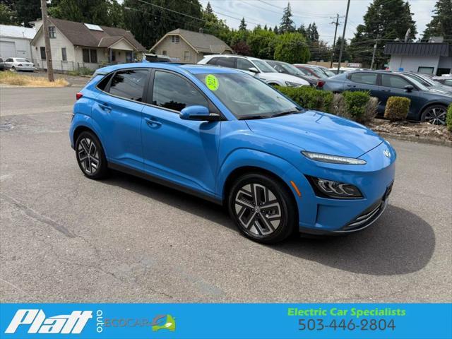 used 2022 Hyundai Kona EV car, priced at $24,801