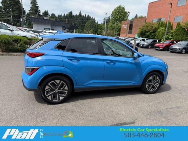 used 2022 Hyundai Kona EV car, priced at $24,801