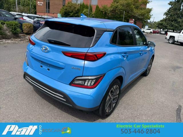 used 2022 Hyundai Kona EV car, priced at $24,801