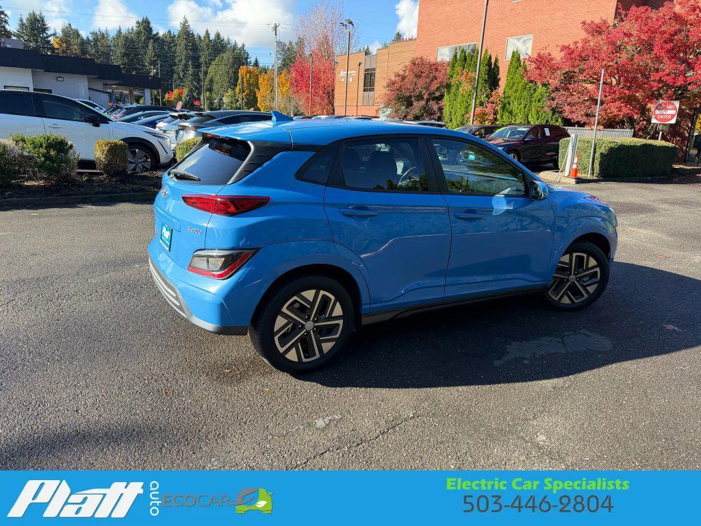 used 2022 Hyundai Kona EV car, priced at $20,844