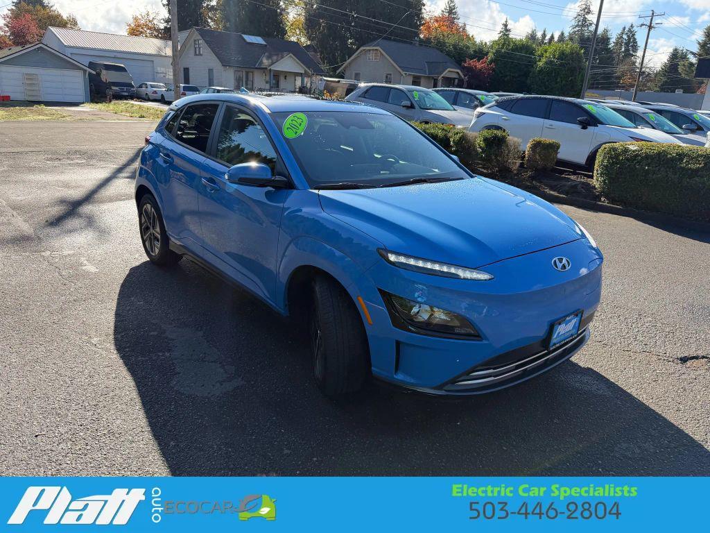 used 2022 Hyundai Kona EV car, priced at $20,844