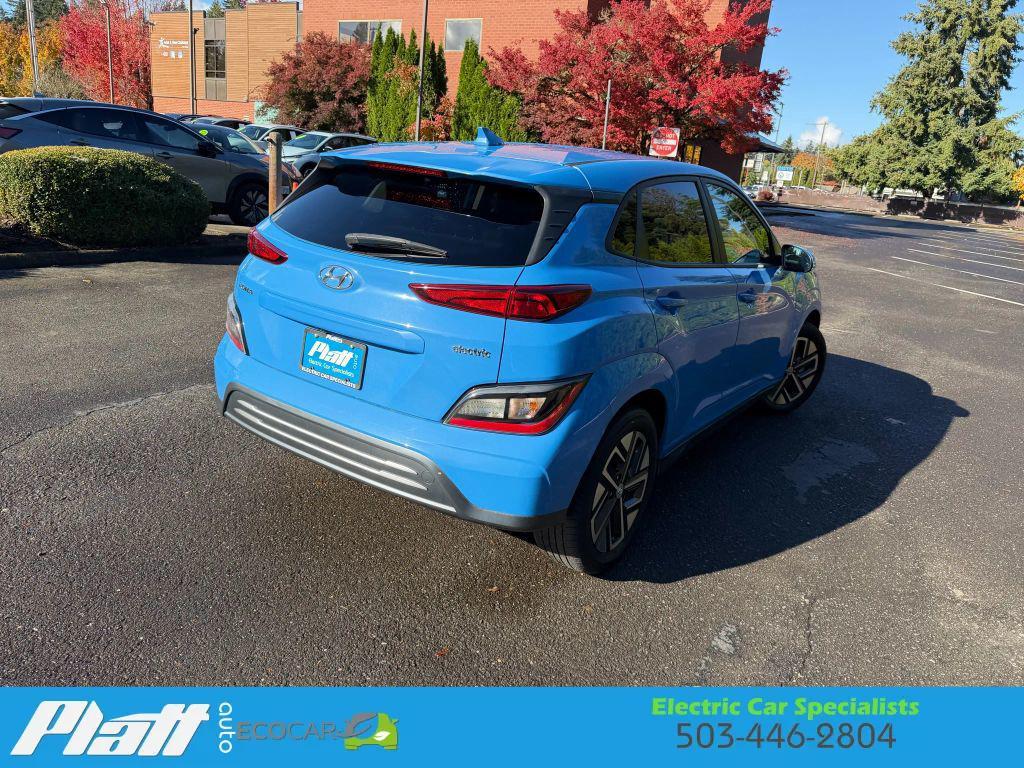 used 2022 Hyundai Kona EV car, priced at $20,844