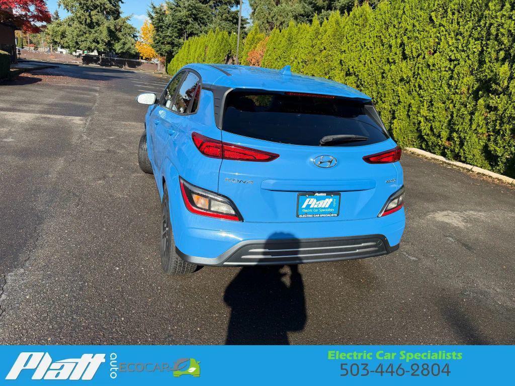 used 2022 Hyundai Kona EV car, priced at $20,844