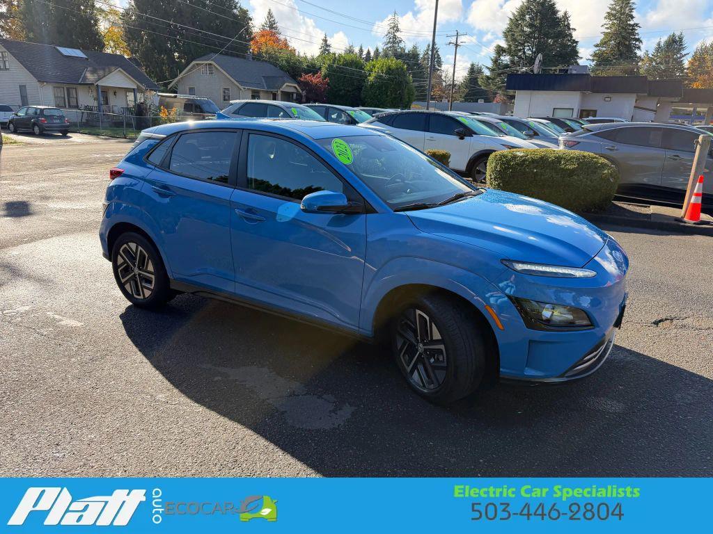 used 2022 Hyundai Kona EV car, priced at $20,844