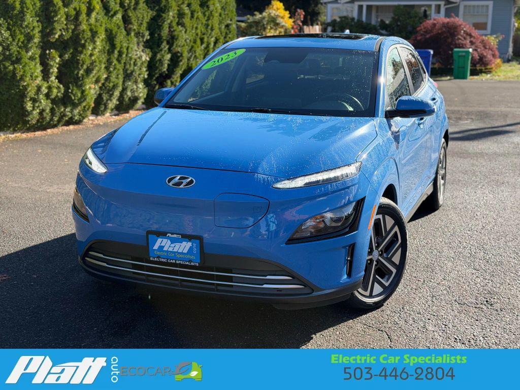 used 2022 Hyundai Kona EV car, priced at $20,844