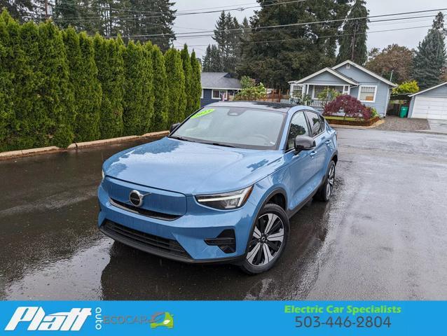 used 2023 Volvo C40 Recharge Pure Electric car, priced at $34,887