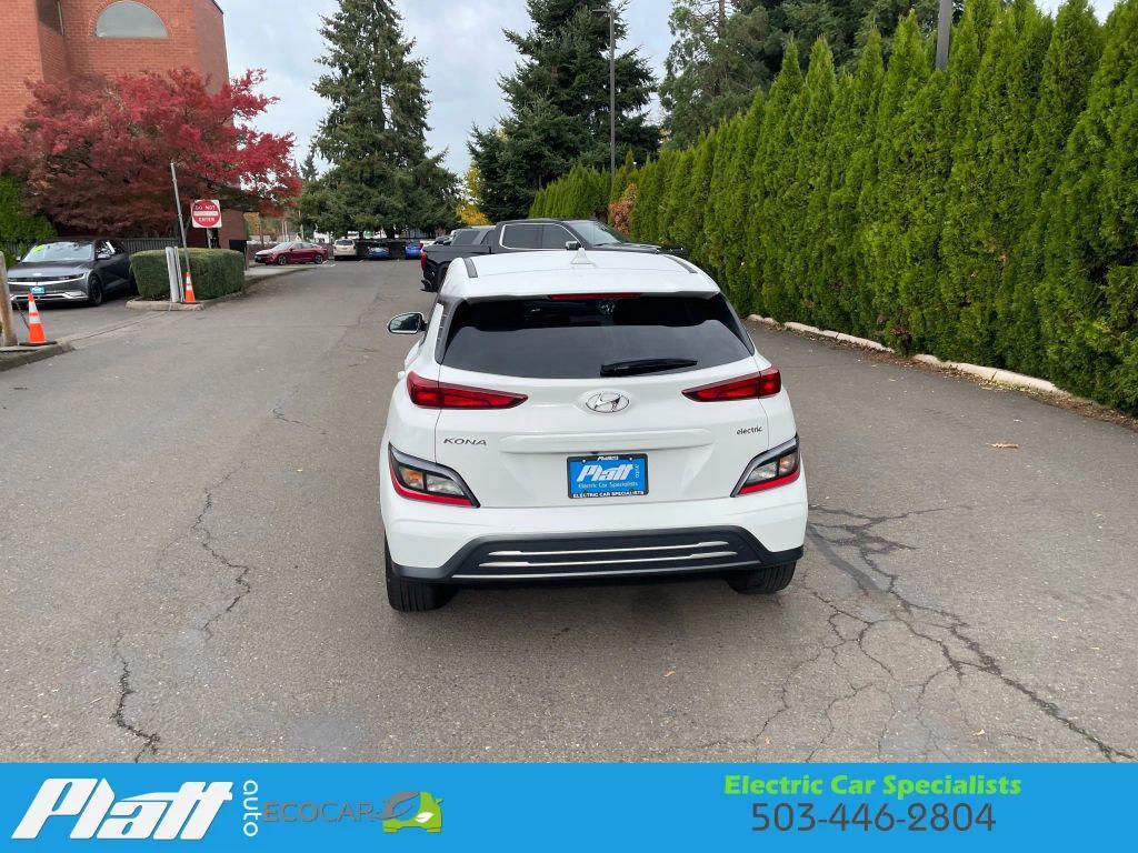 used 2023 Hyundai Kona EV car, priced at $18,814