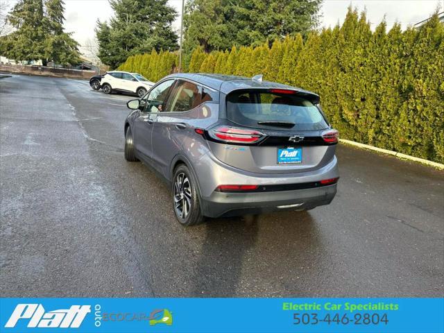 used 2022 Chevrolet Bolt EV car, priced at $22,444