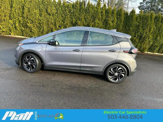 used 2022 Chevrolet Bolt EV car, priced at $22,444