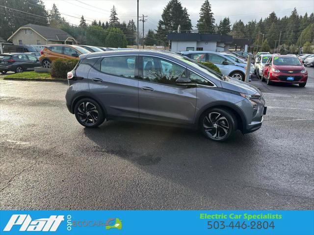 used 2022 Chevrolet Bolt EV car, priced at $22,444