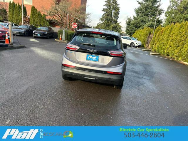 used 2022 Chevrolet Bolt EV car, priced at $22,444