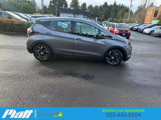 used 2022 Chevrolet Bolt EV car, priced at $22,444