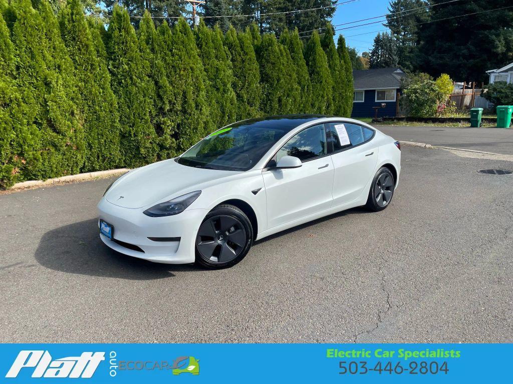 used 2022 Tesla Model 3 car, priced at $23,887