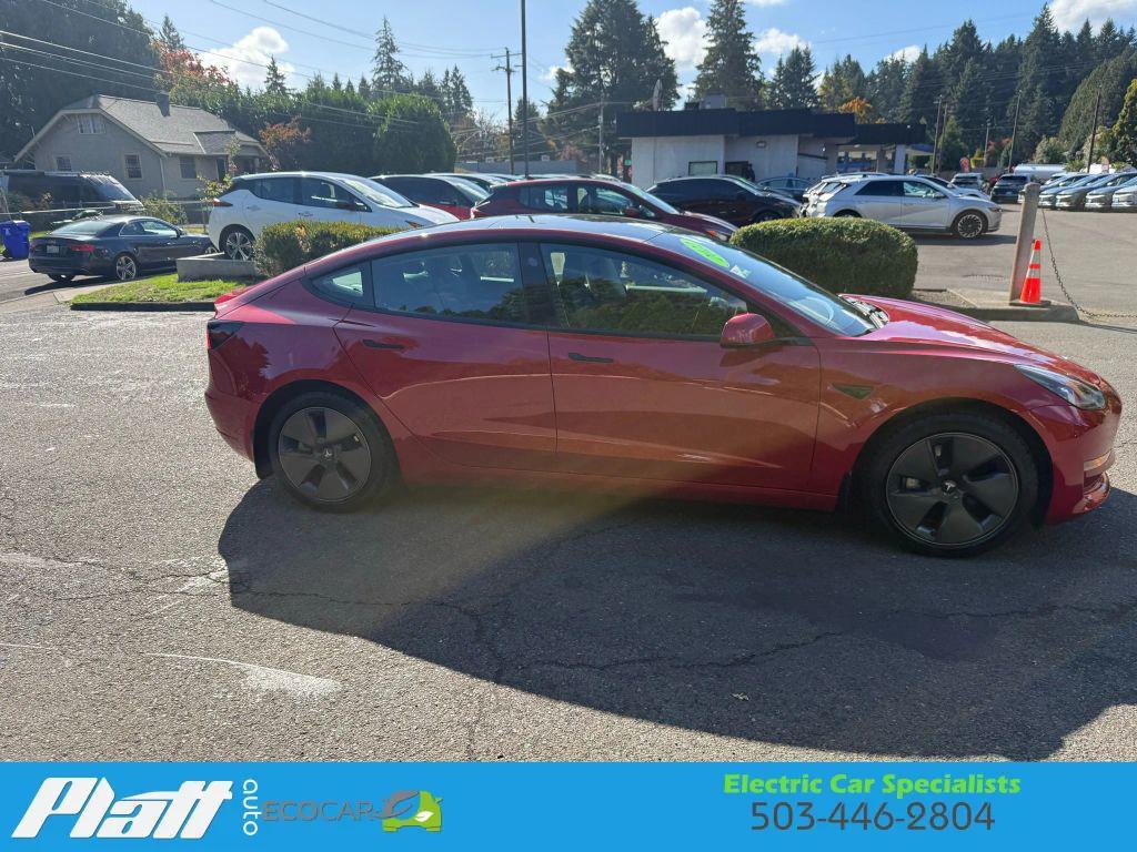 used 2022 Tesla Model 3 car, priced at $27,114