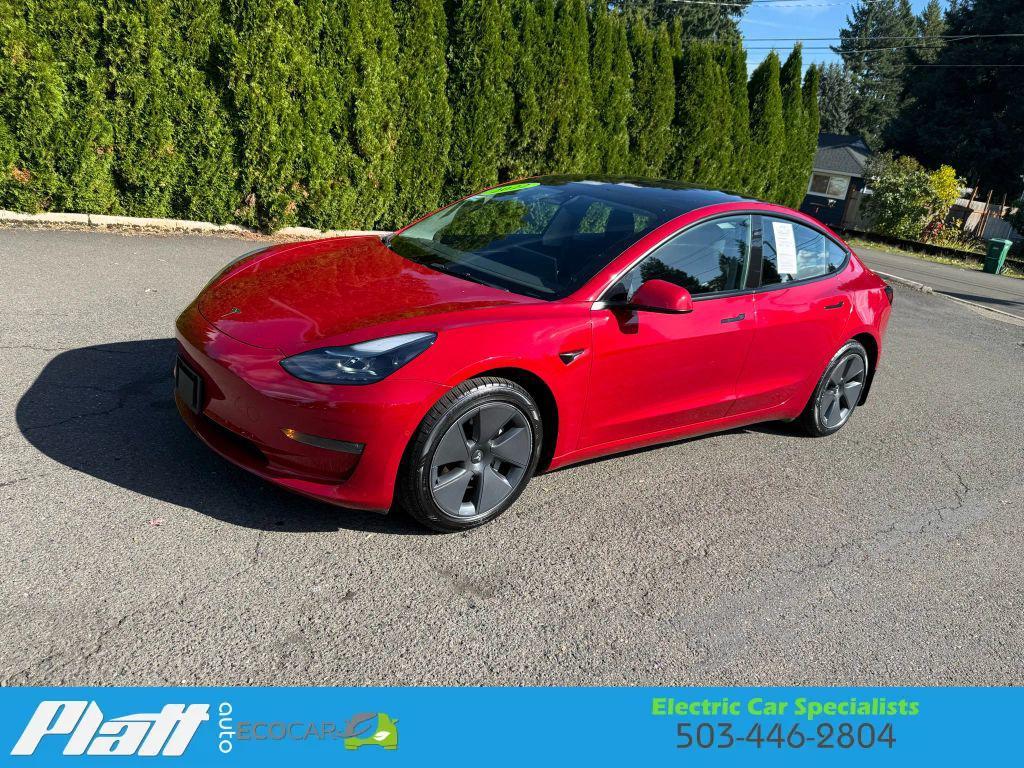 used 2022 Tesla Model 3 car, priced at $27,114