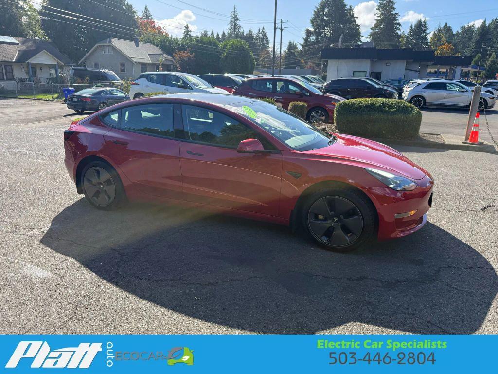 used 2022 Tesla Model 3 car, priced at $27,114