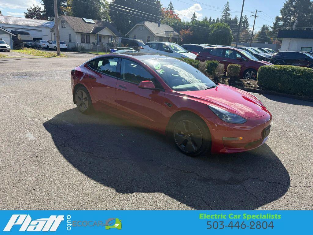used 2022 Tesla Model 3 car, priced at $27,114