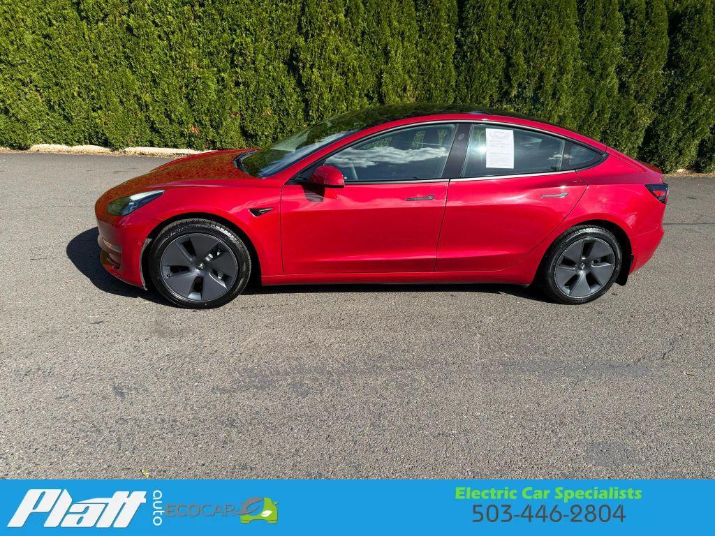 used 2022 Tesla Model 3 car, priced at $27,114