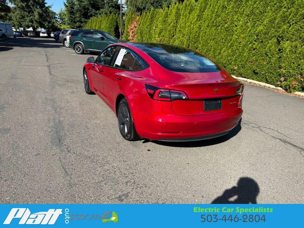 used 2022 Tesla Model 3 car, priced at $27,114
