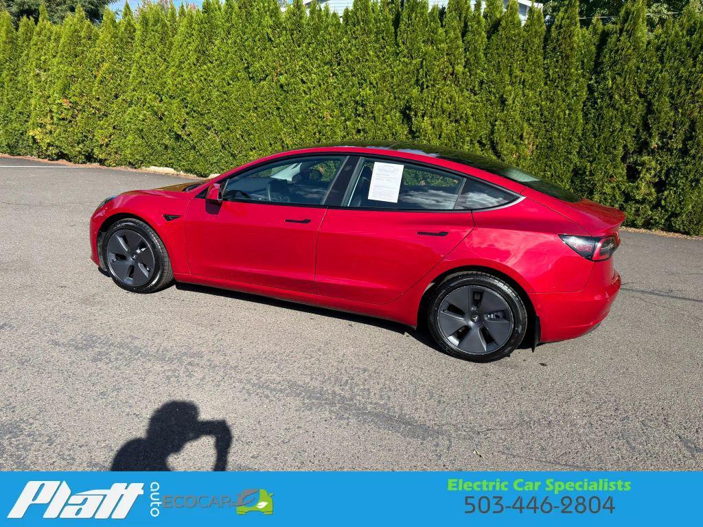 used 2022 Tesla Model 3 car, priced at $27,114