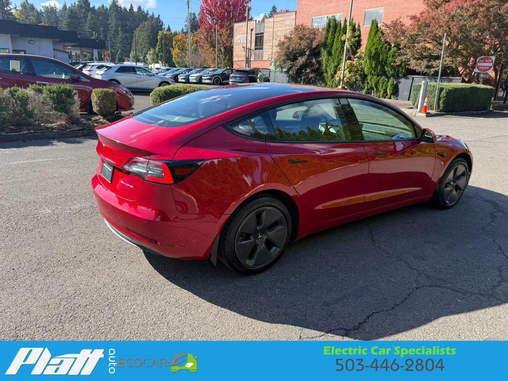 used 2022 Tesla Model 3 car, priced at $27,114