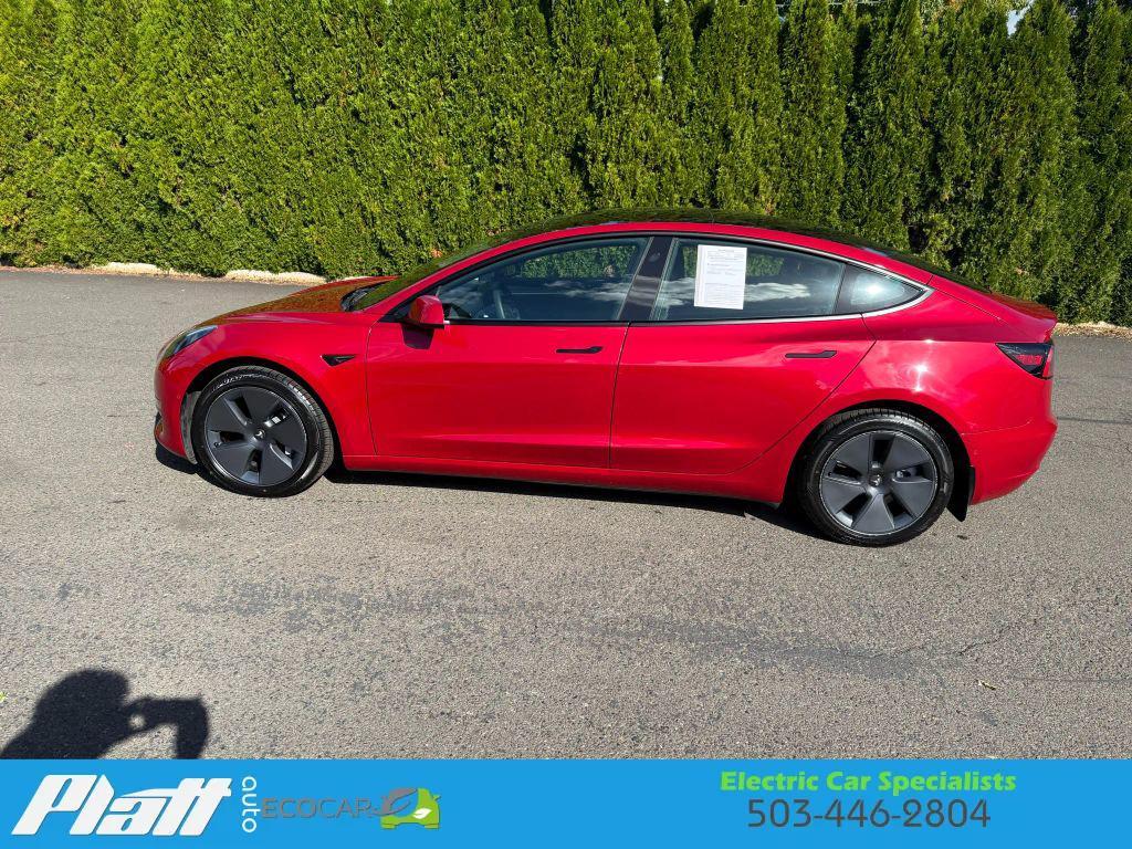 used 2022 Tesla Model 3 car, priced at $27,114