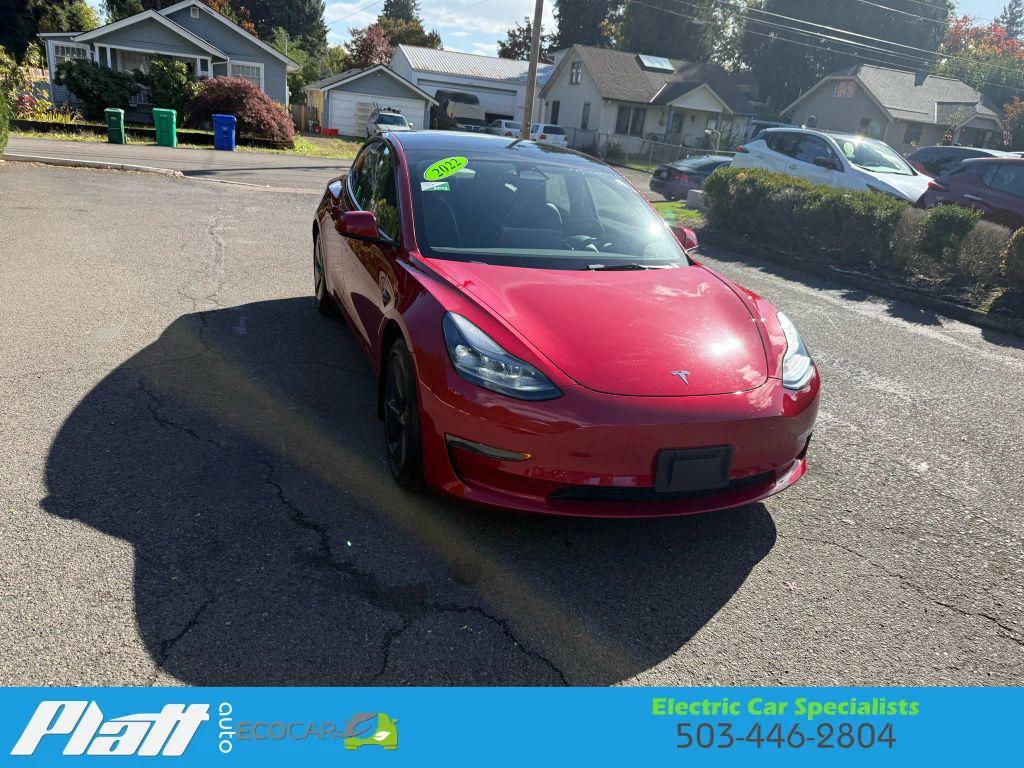 used 2022 Tesla Model 3 car, priced at $27,114