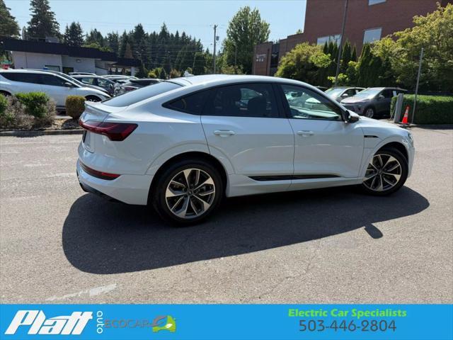 used 2021 Audi e-tron Sportback car, priced at $24,801