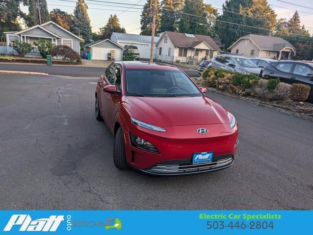 used 2022 Hyundai Kona EV car, priced at $23,774