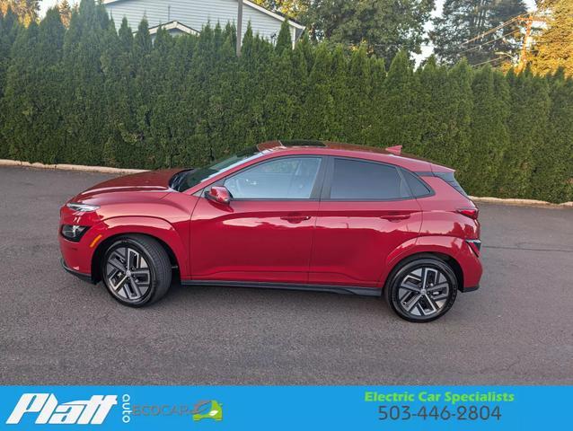 used 2022 Hyundai Kona EV car, priced at $23,774