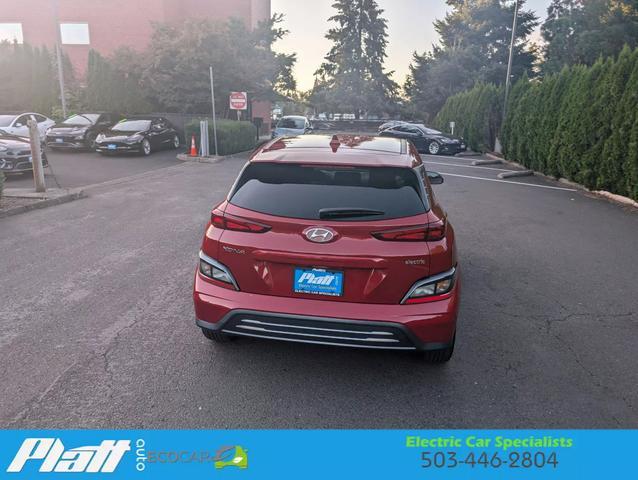 used 2022 Hyundai Kona EV car, priced at $23,774