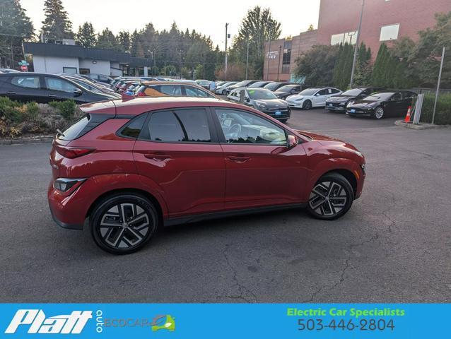 used 2022 Hyundai Kona EV car, priced at $23,774