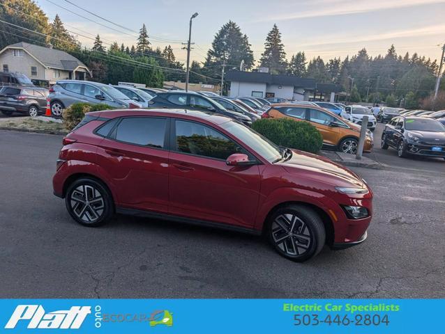 used 2022 Hyundai Kona EV car, priced at $23,774