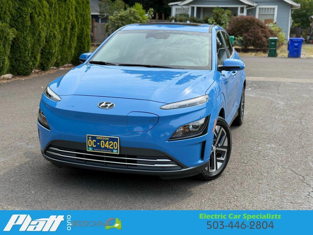 used 2022 Hyundai Kona EV car, priced at $22,954