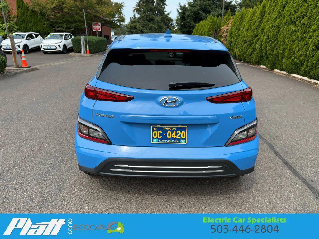 used 2022 Hyundai Kona EV car, priced at $22,954