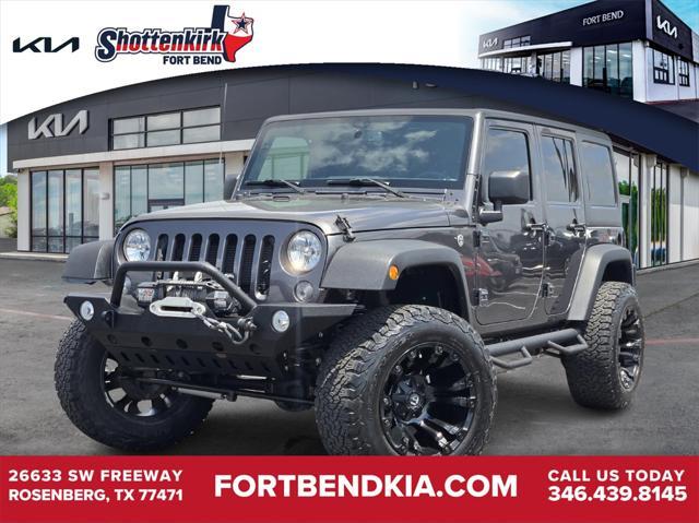 used 2016 Jeep Wrangler Unlimited car, priced at $20,342