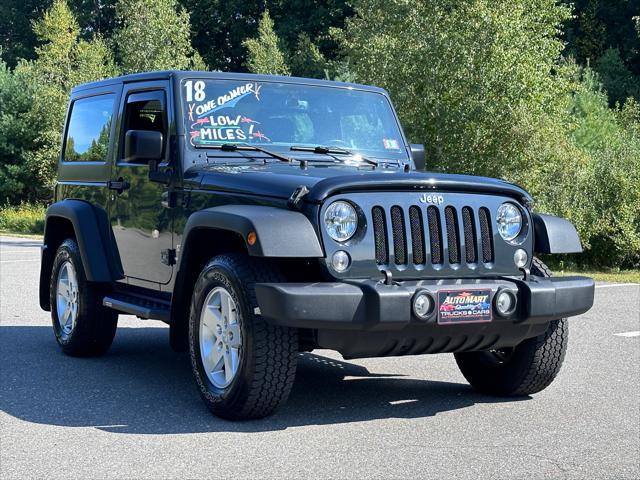 used 2018 Jeep Wrangler JK car, priced at $23,900