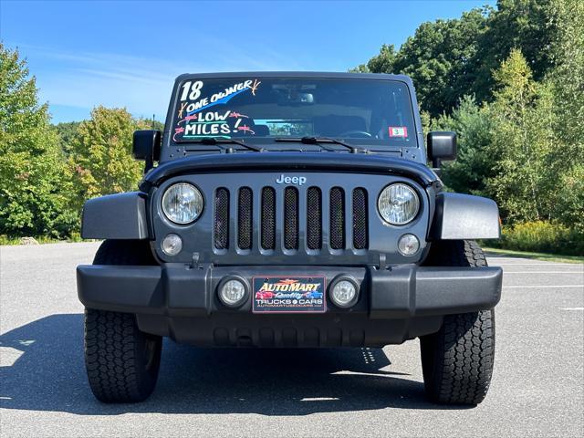 used 2018 Jeep Wrangler JK car, priced at $23,900