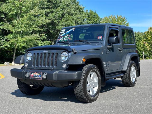 used 2018 Jeep Wrangler JK car, priced at $23,900