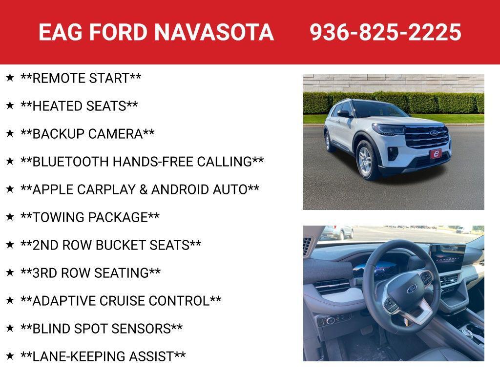 new 2025 Ford Explorer car, priced at $46,460