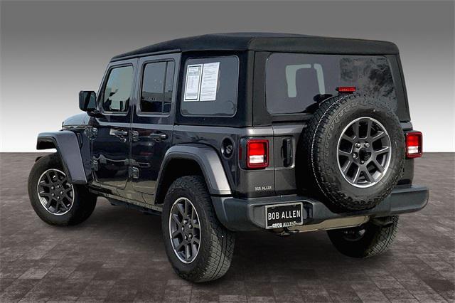 used 2021 Jeep Wrangler Unlimited car, priced at $28,220