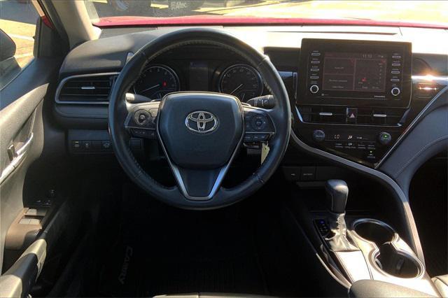 used 2021 Toyota Camry car, priced at $21,400