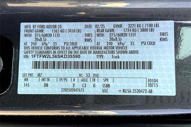 new 2025 Ford F-150 car, priced at $52,308