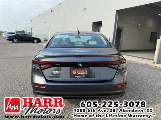 new 2025 Honda Accord car, priced at $30,710