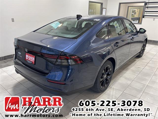 new 2025 Honda Accord car, priced at $30,710