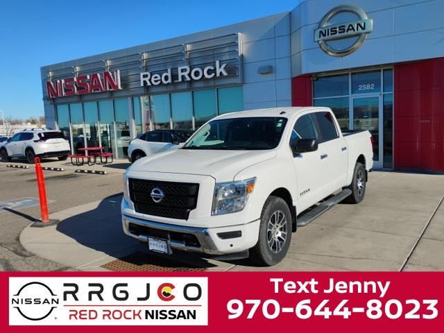 used 2021 Nissan Titan car, priced at $30,638
