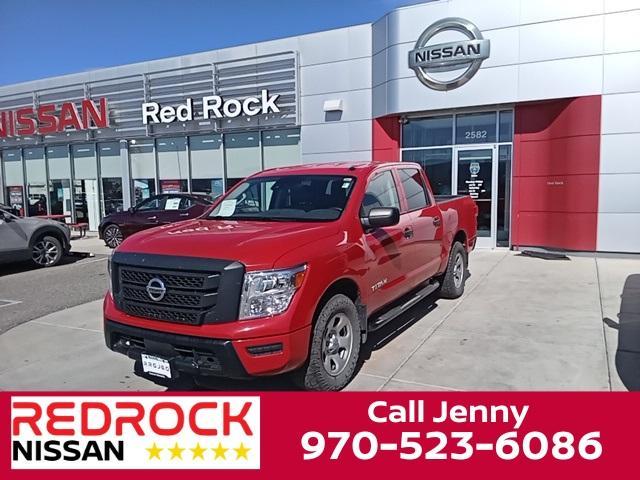 used 2021 Nissan Titan car, priced at $28,696