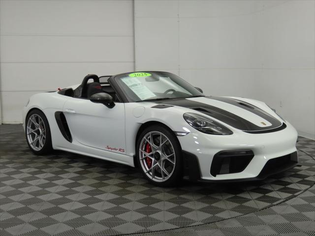 used 2025 Porsche 718 Spyder car, priced at $239,900