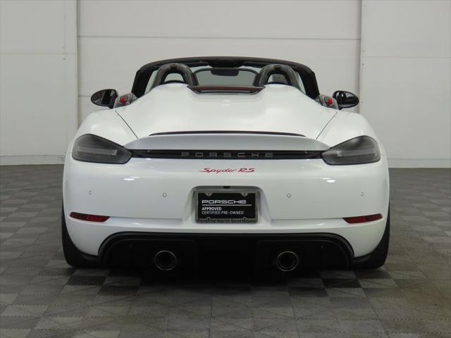 used 2025 Porsche 718 Spyder car, priced at $239,900