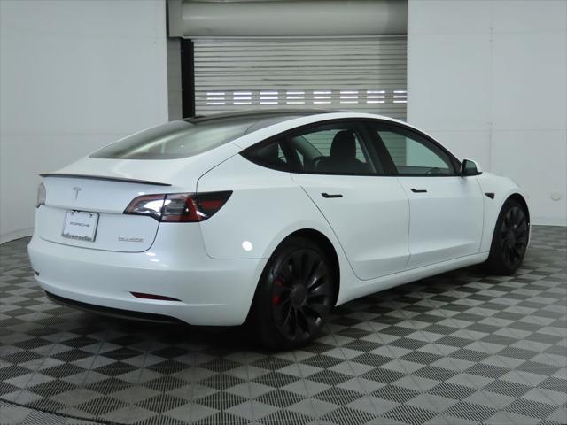 used 2023 Tesla Model 3 car, priced at $34,900